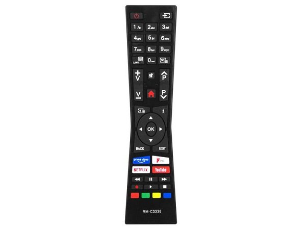 Lamex LXP3338 TV remote control TV LCD / LED JVC / VESTEL / HYUNDAI RM-C3338 NETFLIX / YOUTUBE / PRIME VIDEO