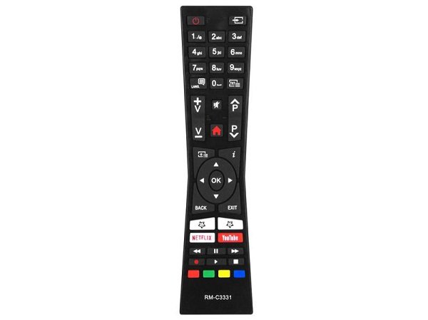 Lamex LXP3331 TV remote control TV LCD / LED / JVC / VESTEL / HYUNDAI RM-C3331 NETFLIX / YOUTUBE