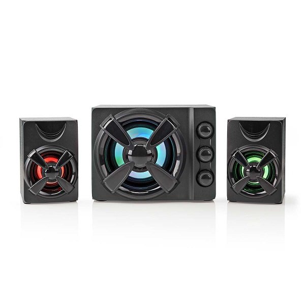 Nedis GSPR31021BK Gaming Speaker 2.1 / 33W / LED