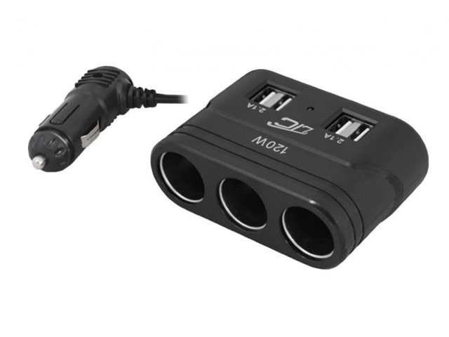 Lamex LXAS16 Автомобильное автомобильное зарядное устройство - разветвитель