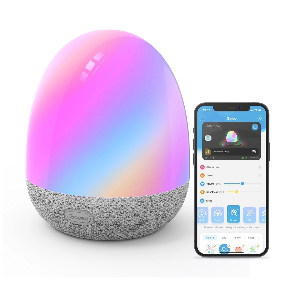 Govee H6057 RGBIC Smart Night Lights Bluetooth / Wi-Fi / 3000mAh