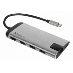 Verbatim USB-C Multiport hub HDMI / LAN / USB / SD / MicroSD