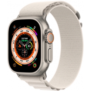 Apple Watch Ultra GPS + Cellular 49mm Alpine Loop M, starlight (MQFR3EL/A)