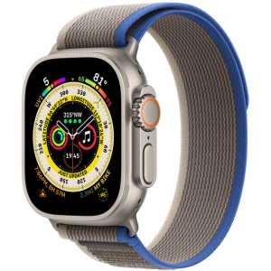 Apple Watch Ultra GPS + Cellular 49mm Trail Loop M/L, blue/gray (MQFV3EL/A)
