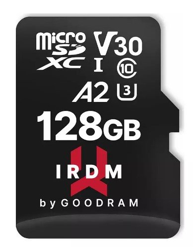 Goodram 128GB  IRDM MicroSDXC Карта памяти + Адаптер