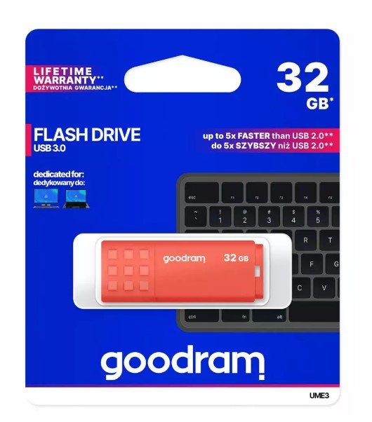 Goodram 32GB UME3 USB 3.0 Flash Memory