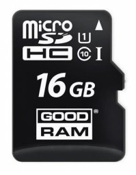 Goodram microSDHC class 10 UHS I 16GB Memory Card