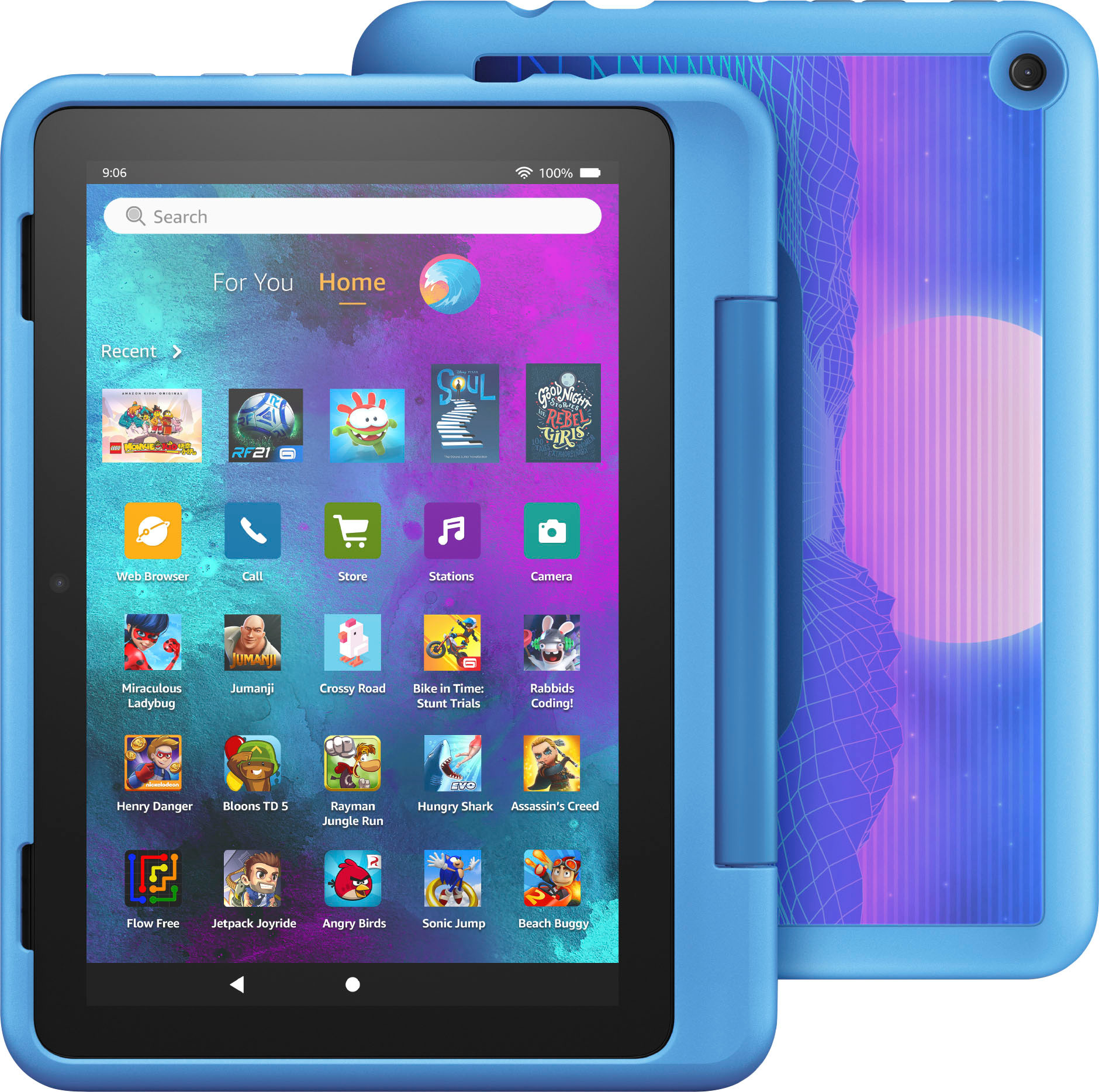 Amazon Fire HD 8 32GB Kids Pro 2022, cyber blue