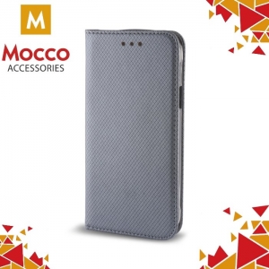Mocco Smart Magnet Book Case For Huawei P9 Lite Silver