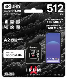 Goodram microSDXC 512GB Карта памяти + Адаптер