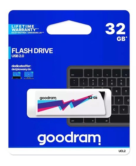 Goodram 32GB  UCL2 USB 2.0 Flash Memory