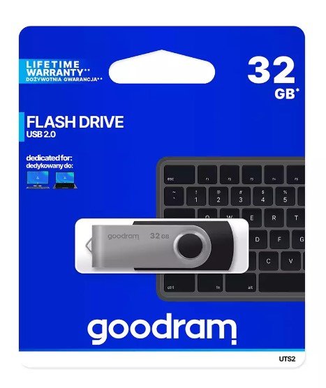 Goodram 32GB UTS2  USB 2.0 Flash Memory