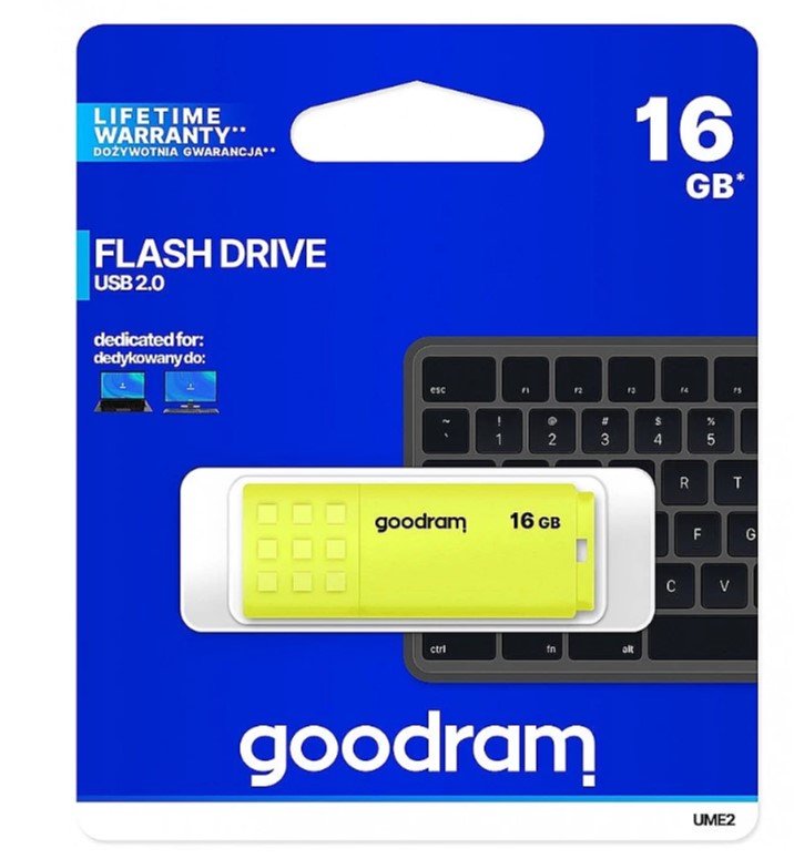 Goodram 16GB UME2 USB 2.0 Флеш Память