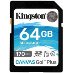 Kingston 64GB SDXC Canvas Go Plus Memory card