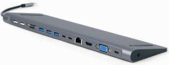 Gembird USB Type-C Multi-Port Докстанция + картридер