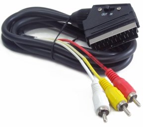 Gembird Scart IN/OUT-RCA Cable1.8m