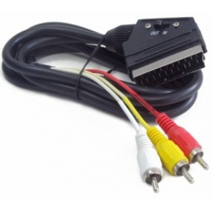 Gembird Scart IN/OUT-RCA Cable1.8m
