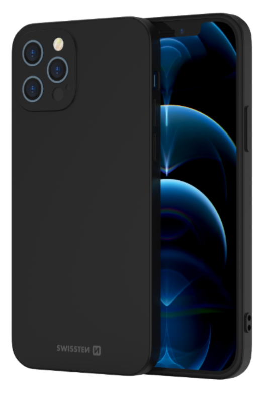 Swissten Soft Joy Silicone Case for Samsung Galaxy S21 FE Black