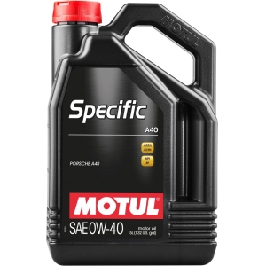 MOTUL SPECIFIC PORSCHE A40 0W40 A3 / B4 5L