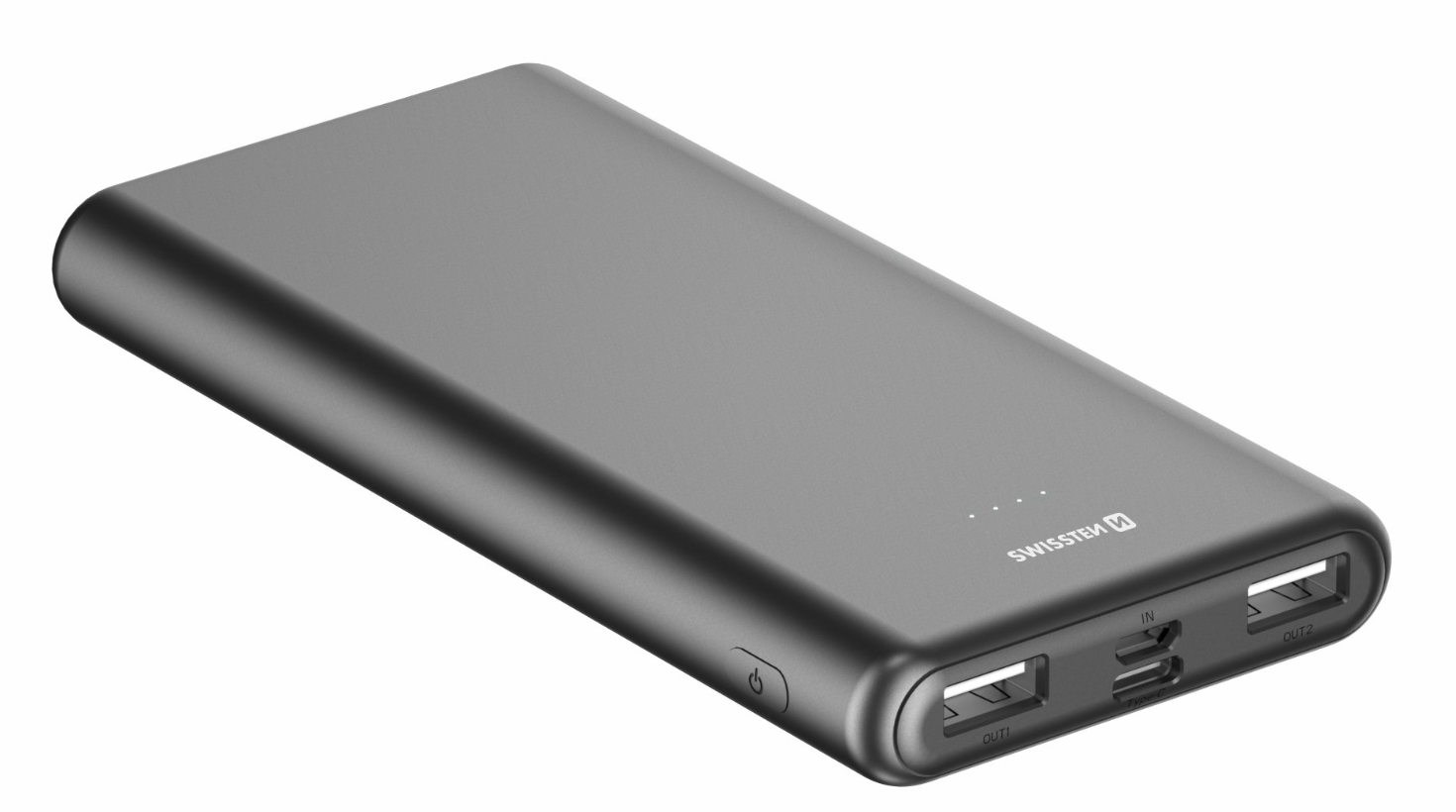 Swissten WORX II Portable Power Bank 2x USB-A / USB-C / Micro USB / 10000 mAh