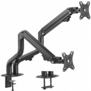 Gembird MA-DA2-02 Adjustable Desk 2-display Mounting Arm 17”-32”