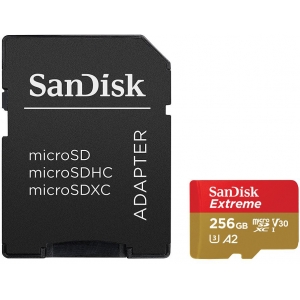 Sandisk карта памяти microSDXC 512GB Extreme + адаптер