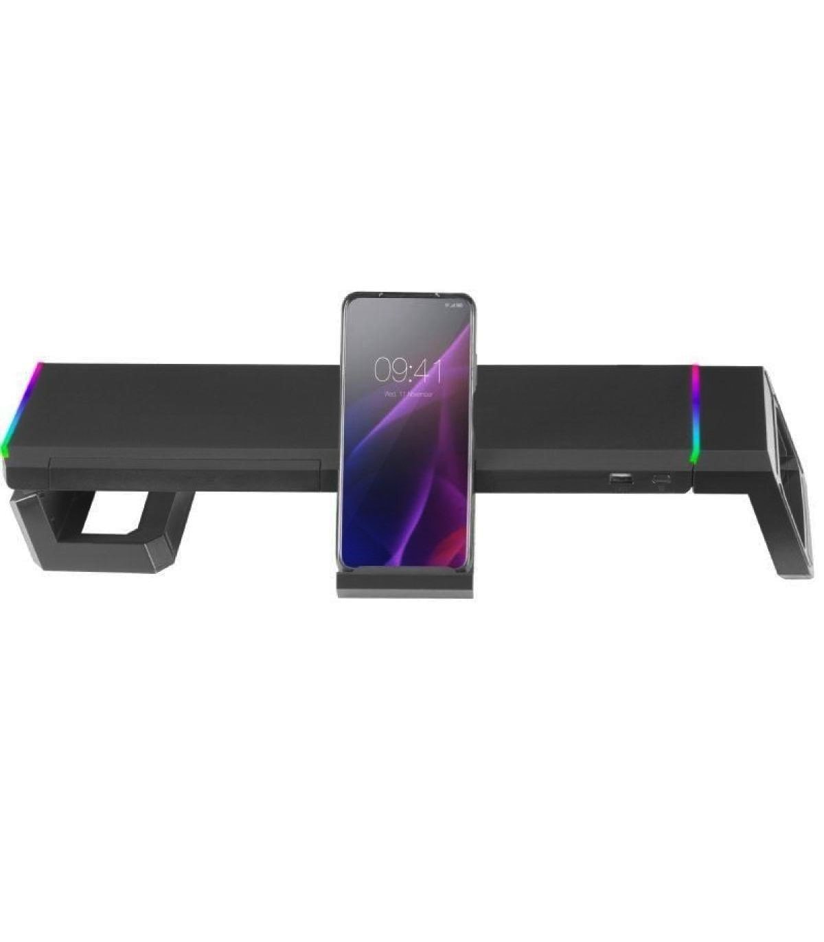 Mars Gaming MGS-ONE Monitor Stand Chroma RGB / USB 2.0