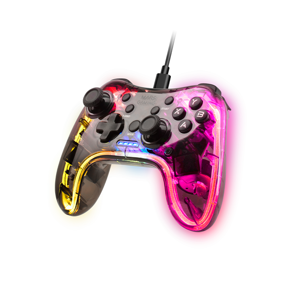 Mars Gaming MGP-C Gaming Controller RGB / USB-C / X-input & D-input