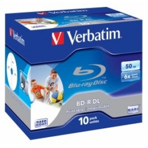 Verbatim BD-R DL Blanks 50 GB / 6x / 10 Pack Jewel