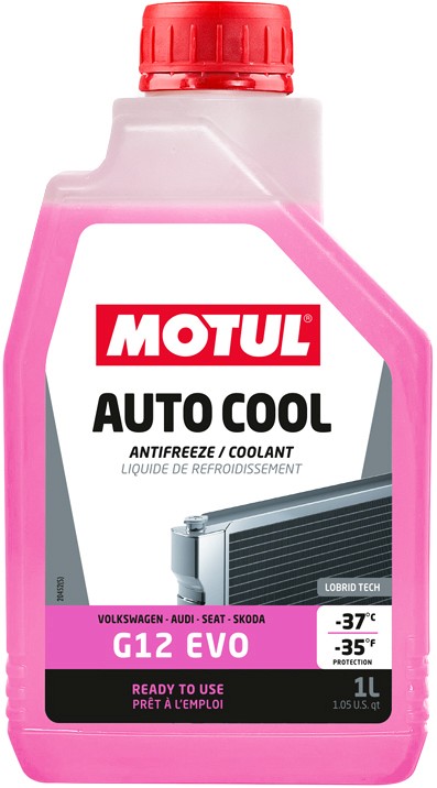 MOTUL AUTO COOL G12 EVO -37°C JAHUTUSVEDELIK ROOSA 1L