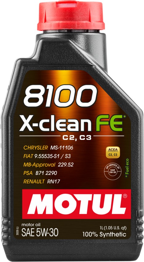 MOTUL 8100 X-CLEAN FE 5W30 C2 / C3 1L