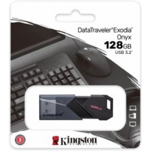 Kingston DataTraveler Exodia Onyx Flash Memory 128GB