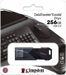 Kingston DataTraveler Exodia Onyx Flash Memory 256GB