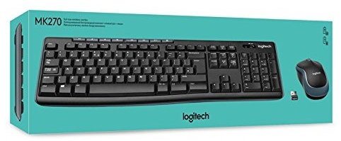 Logitech MK270 WRL Set Keyboard + Mouse Black (ENG)