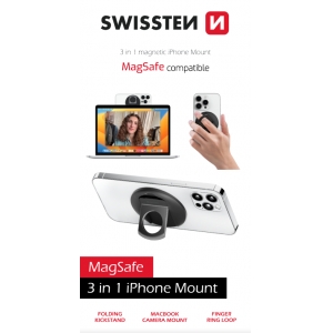 Swissten 3in1 MagStick iPhone Mount Держатель