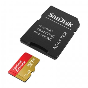 SanDisk Extreme Memory card microSDXC + Adapter 128 GB