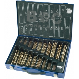 HSS-E DIN 338 COBALT TYPE N IN METAL-BOX 170-PCS. 1.0 - 10.0 X 0.5 MM INC.  /  ME170 BOHRCRAFT
