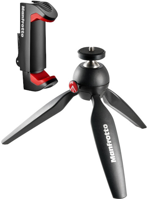 Manfrotto штатив + держатель для телефона MKPIXICLMII-BK