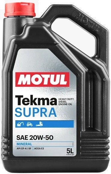 MOTUL TEKMA SUPRA 20W50 5L ACEA E2. MB 228.1. MAN 270