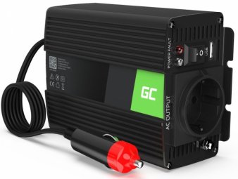 Green Cell Car Power Inverter Pure Sine Wave 12V to 230V 150W / 300W