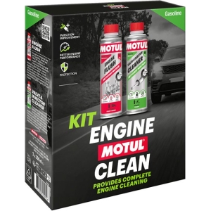 MOTUL ENGINE CLEAN KIT (BENSIIN) 2X300ML