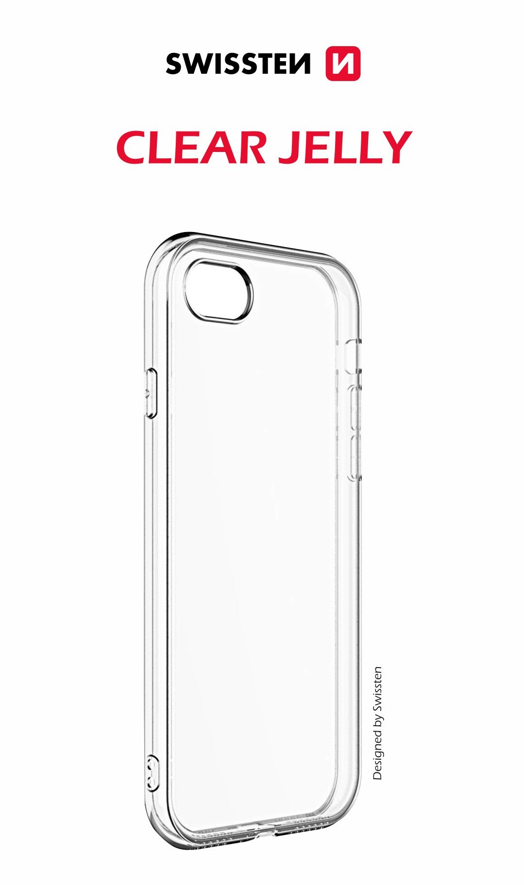 Swissten Clear Jelly Case for Apple iPhone 15