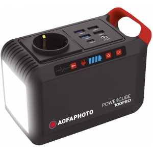 AgfaPhoto akupank-laadimisjaam Powercube 100 Pro 88,8Wh