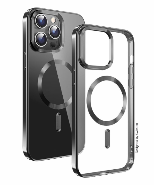 Swissten Clear Jelly Magstick Metallic Case for Apple iPhone 15 Ultra