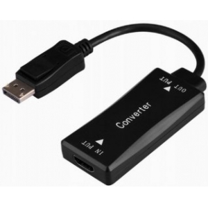 Gembird Адаптер  DisplayPort / HDMI / 15cm / 4K