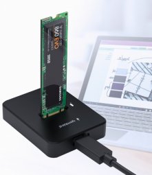 Gembird DD-U3M2 Docking Station USB Type-C / M.2 SATA & NVME /  SSD Drive