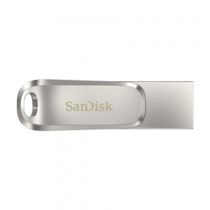 SanDisk Ultra Dual Drive Luxe USB flash drive 32 GB USB Type-A / USB Type-C 3.2 Gen1 Stainless steel