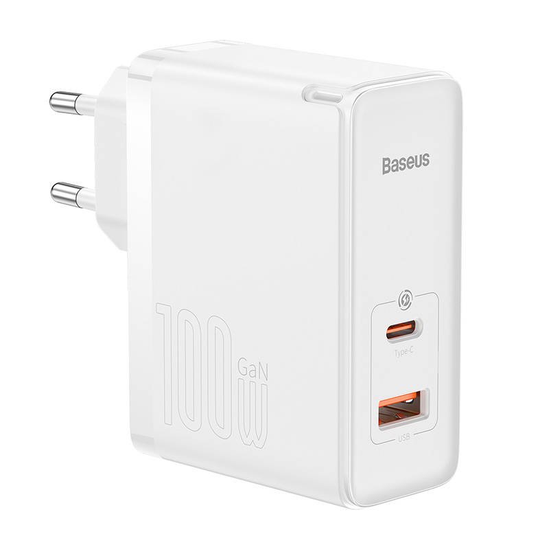 Baseus GaN5 Pro Wall charger USB-C / USB / 100W / 1m cable