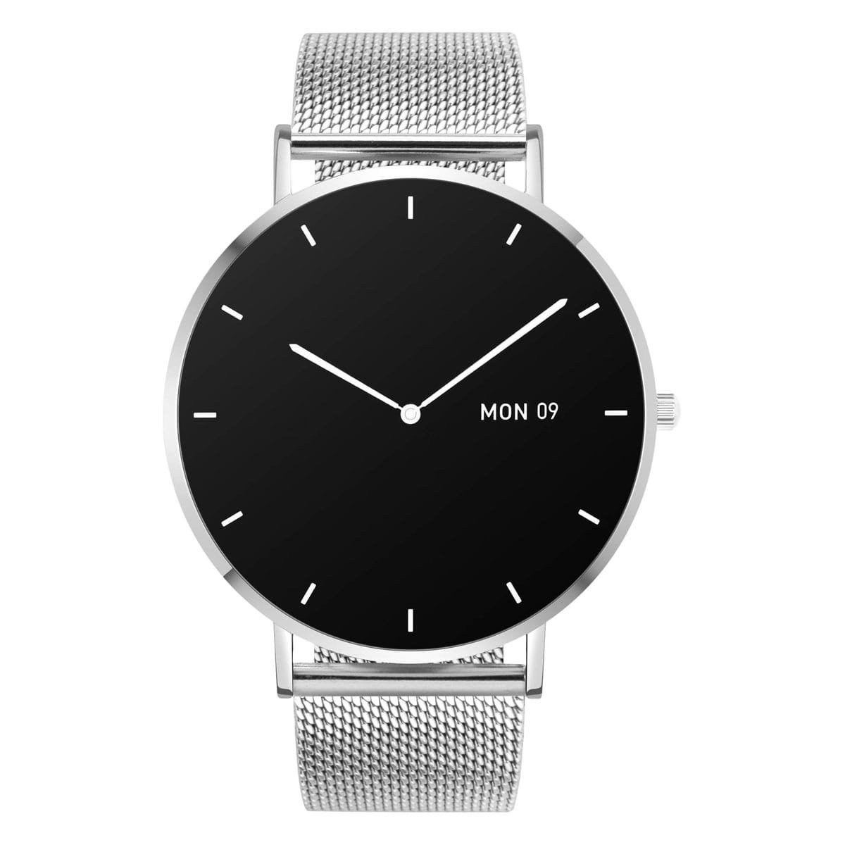 Garett Smartwatch Verona Silver Steel AMOLED / Bluetooth 5.1 / IP67 / GPS / SMS