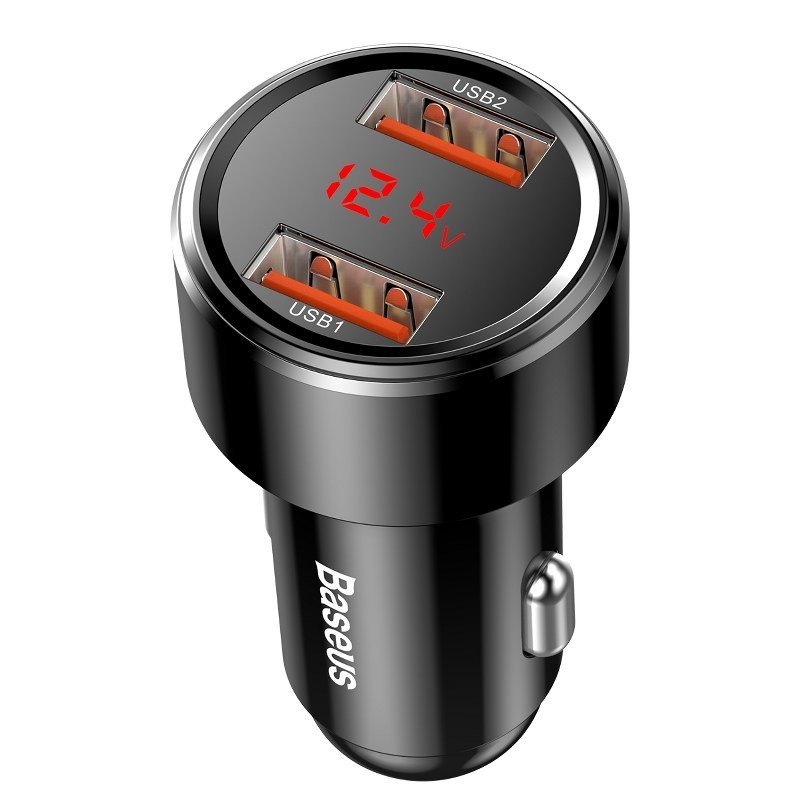 Baseus Magic Авто Зарядка 2x USB / QC /  3.0 / 45W